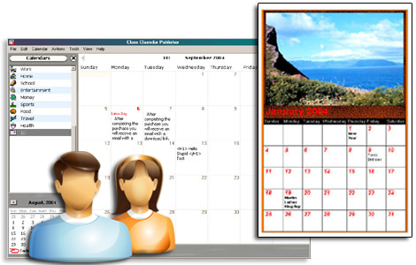 photo calendar maker. HTML Calendar Maker